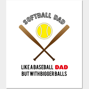 softball dad Posters and Art